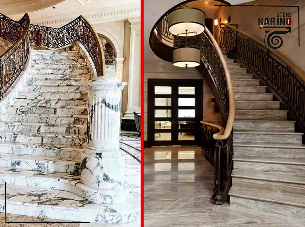 برای راه‌پله سنگ بخریم یا سرامیک؟