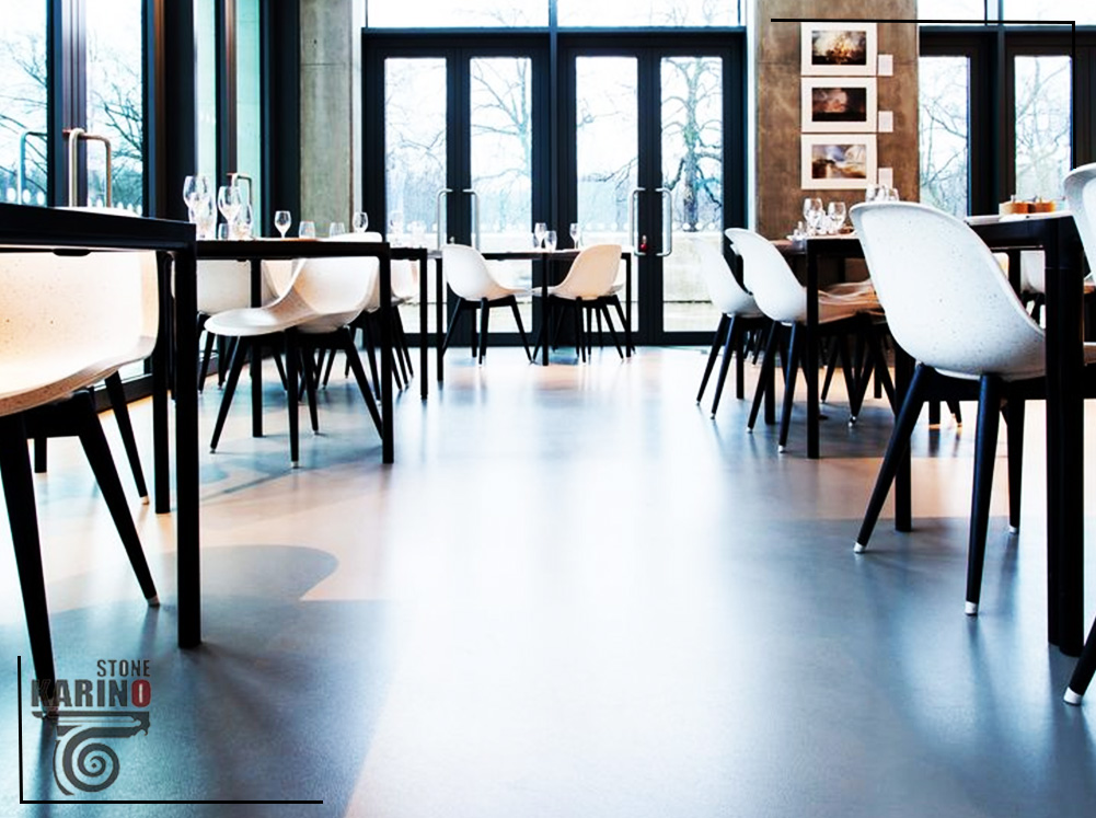سنگ مناسب برای کف رستوران