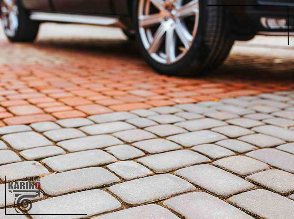 کف پارکینگ سنگ یا سرامیک